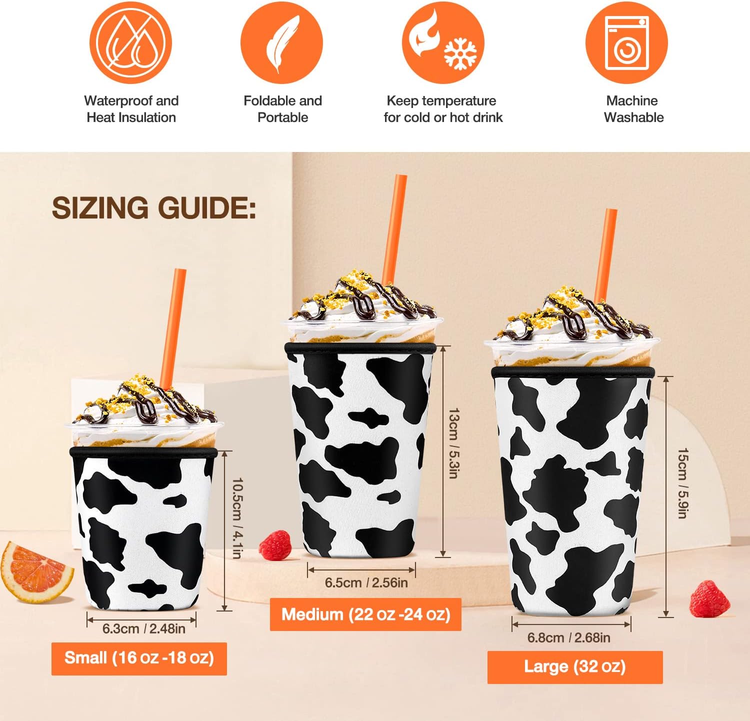 Thumbnail 1 de Iced Coffee Cup Sleeve, Neoprene