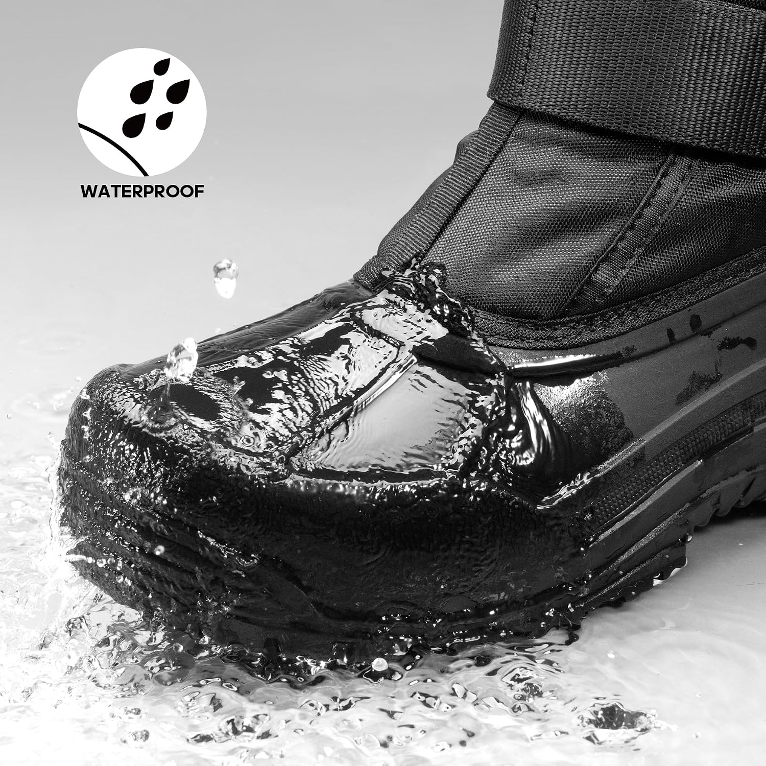 Detalle de NORTIV 8 QUEBEC-M Mountaineer-1m Men's Insulated Winter Snow Boots