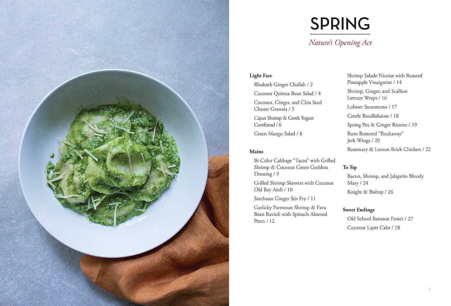 Detalle 2 de Coconut. Ginger. Shrimp. Rum.: Caribbean Flavors for Every Season Hardcover Cookbook