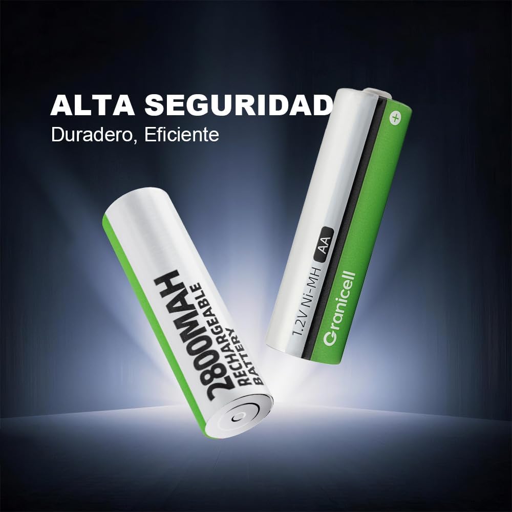 Detalle de AA NiMH Akku Granicell 2800 mAh 12er Pack