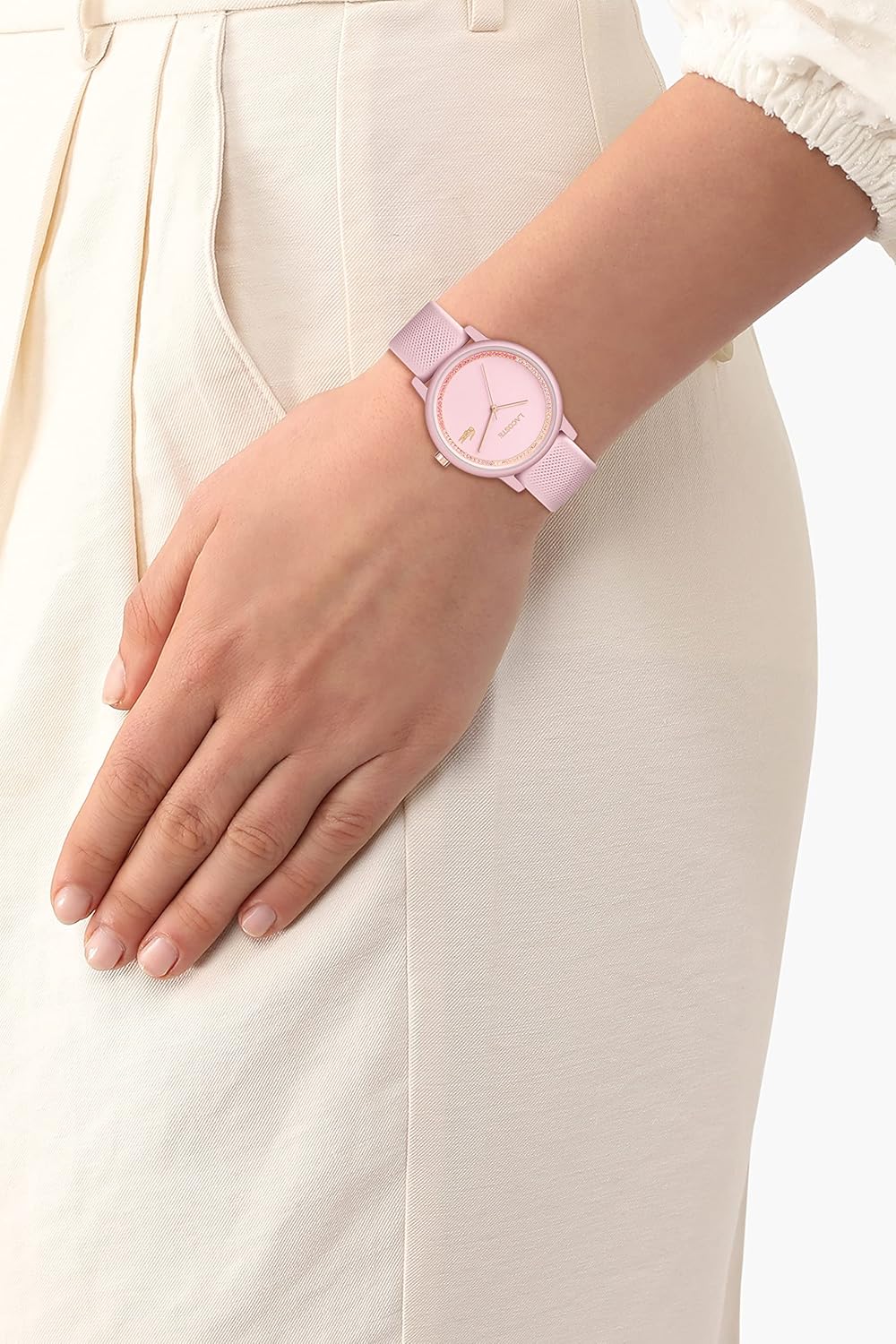 Thumbnail 3 de Lacoste.12.12 GO Montre analogique quartz pour femme – bracelet silicone rose