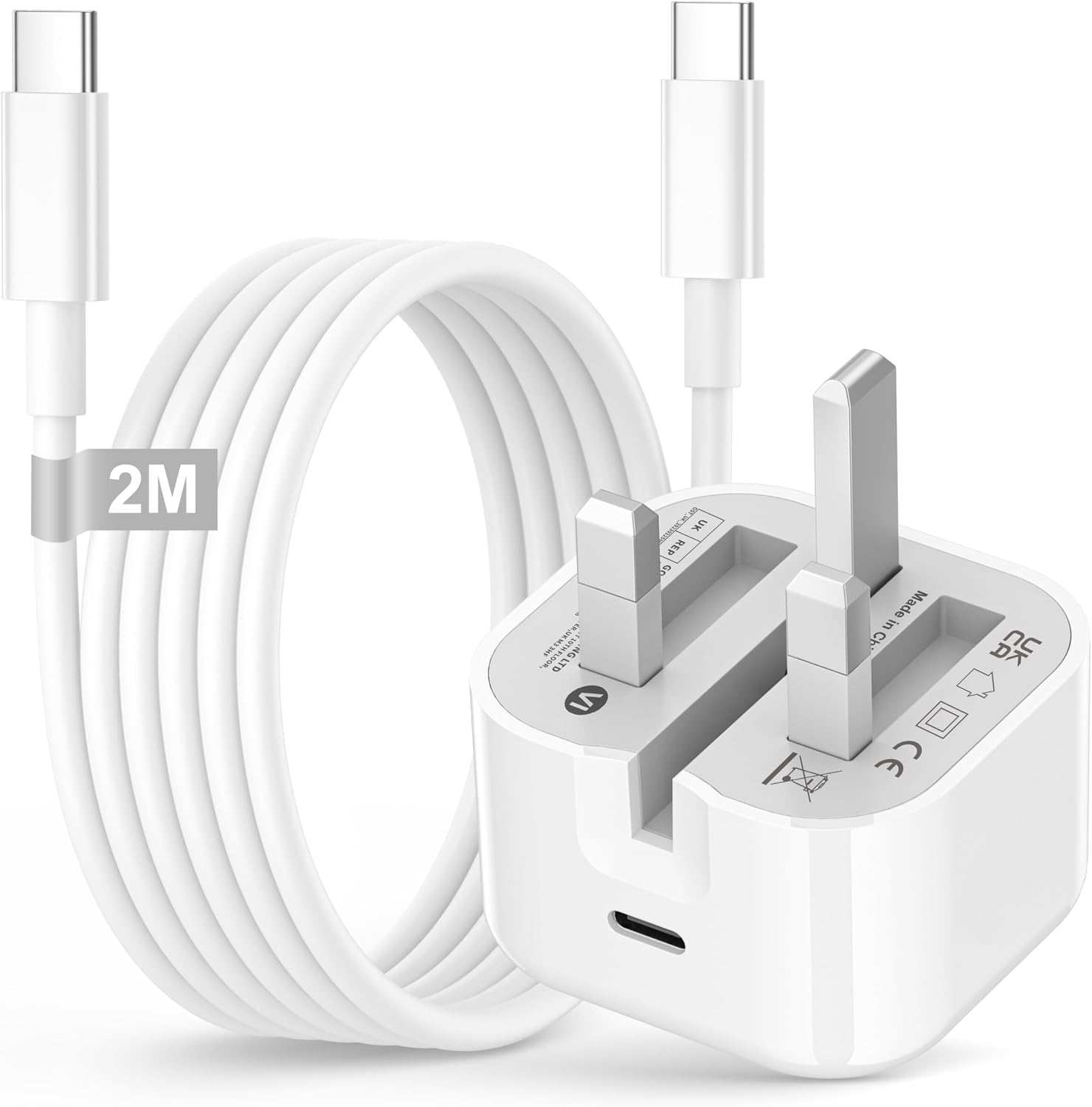 Detalle de Apple iPhone 16 20W USB‑C charger cable