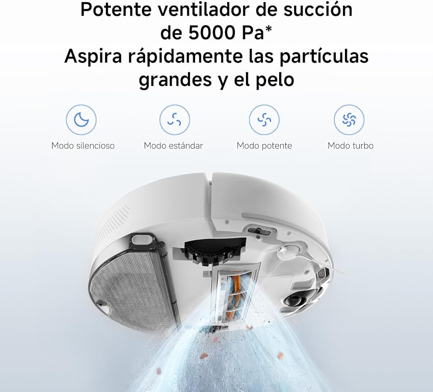 Detalle 2 de XIAOMI Robot Vacuum T12 3500 Pa, friegasuelos 🤖