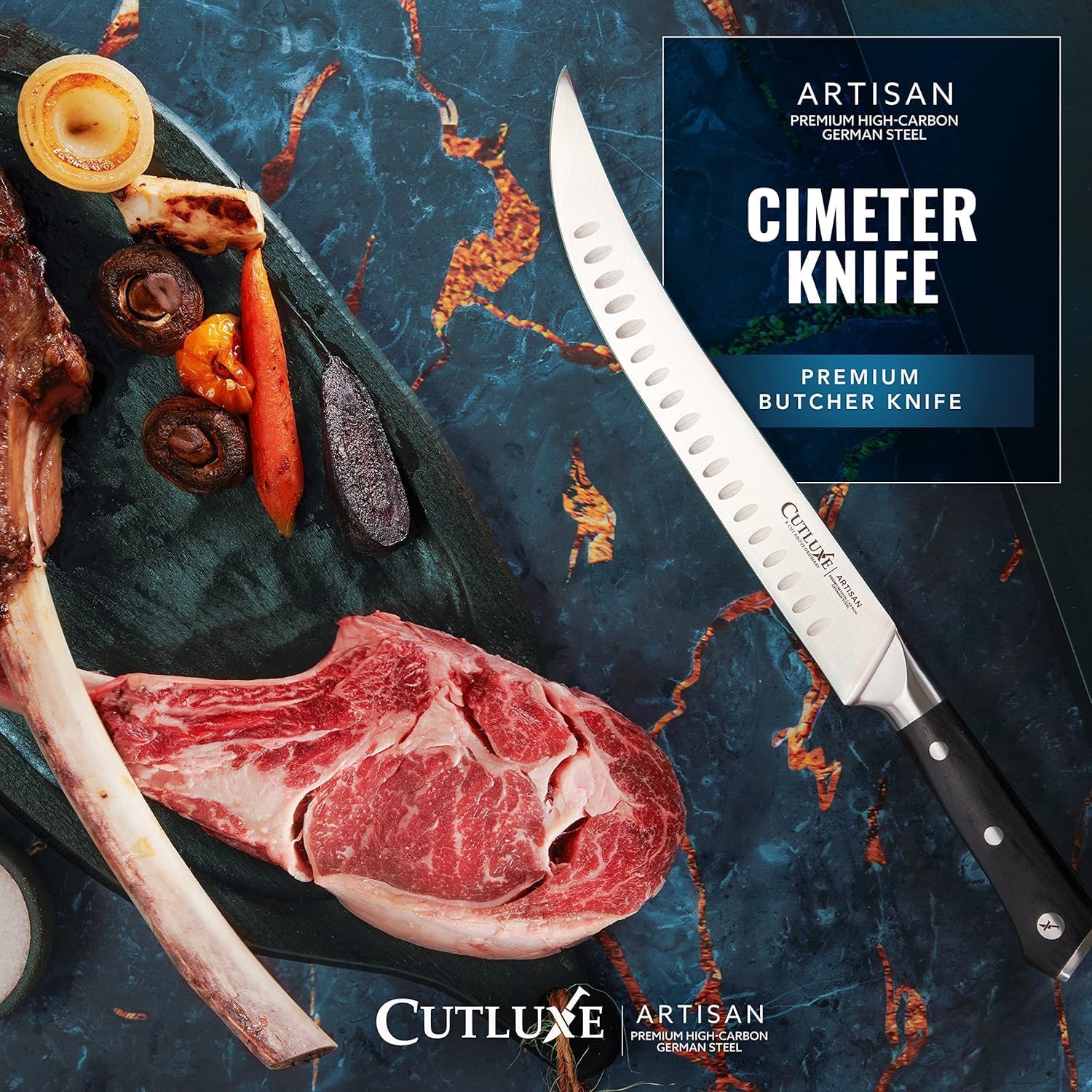 Detalle 2 de Cutluxe Butcher Knife 10-inch