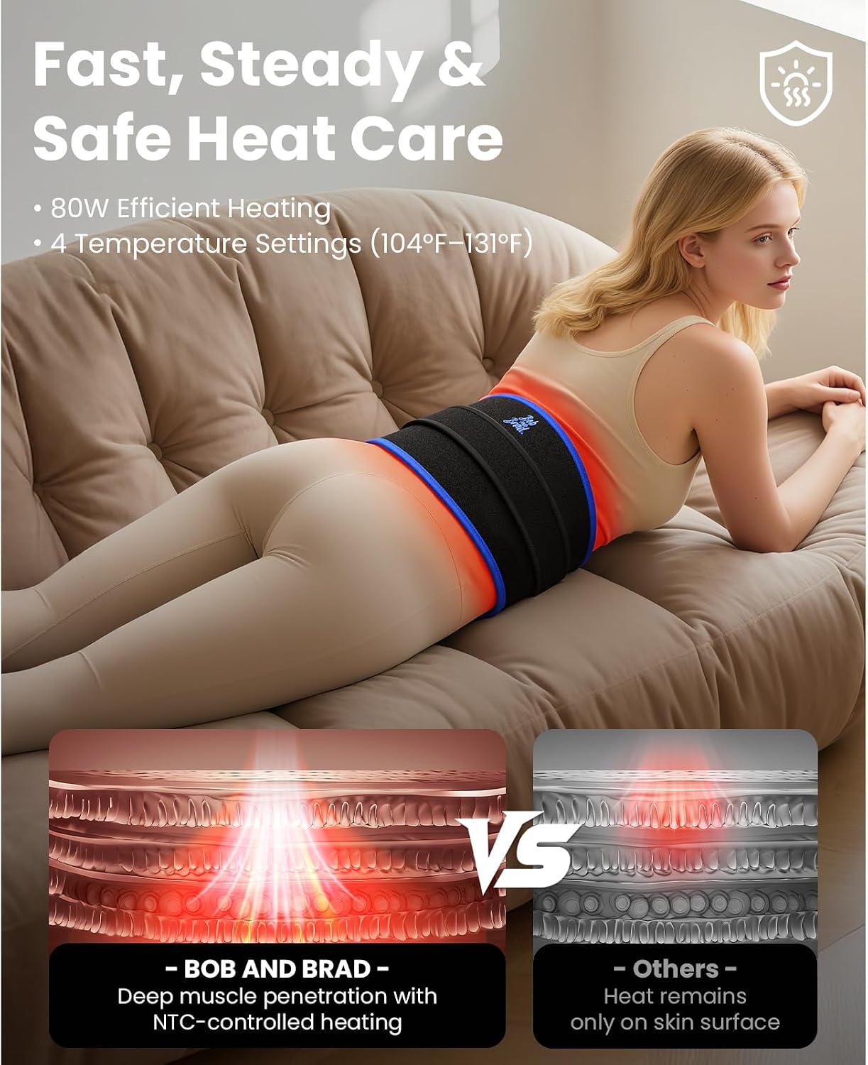 Thumbnail 3 de Bob and Brad ThermoRed Infrared Heat Belt