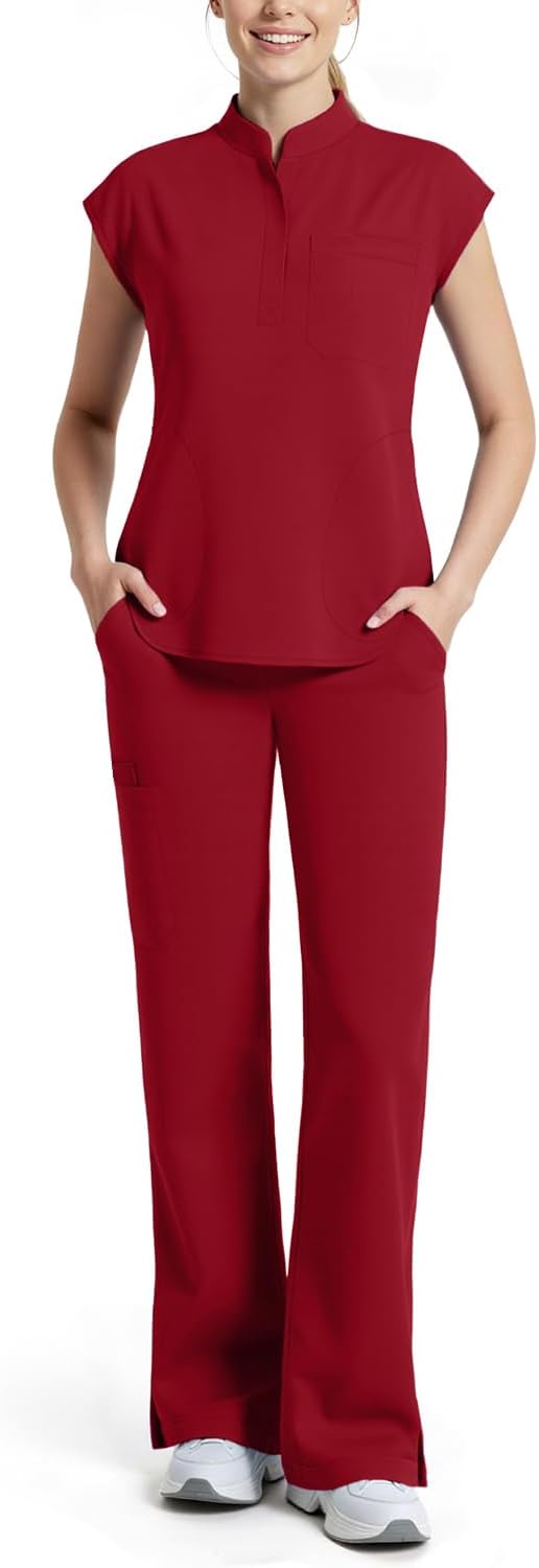 Detalle 2 de Dvoliaw Women's Scrub Set Polyester Blend