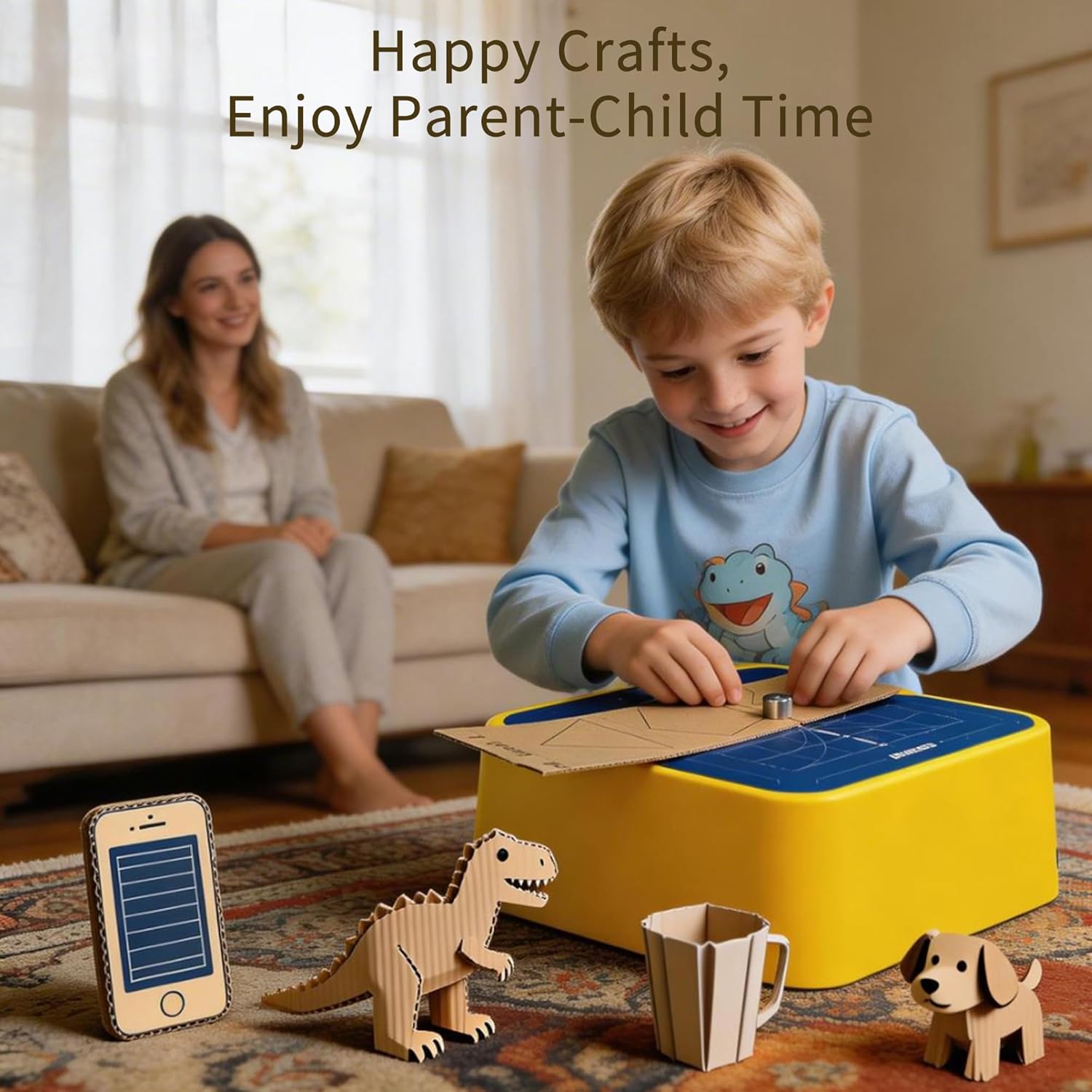 Detalle de BinfeiMart Kid Safe Cardboard Cutter — Safe DIY Craft Knife for Kids