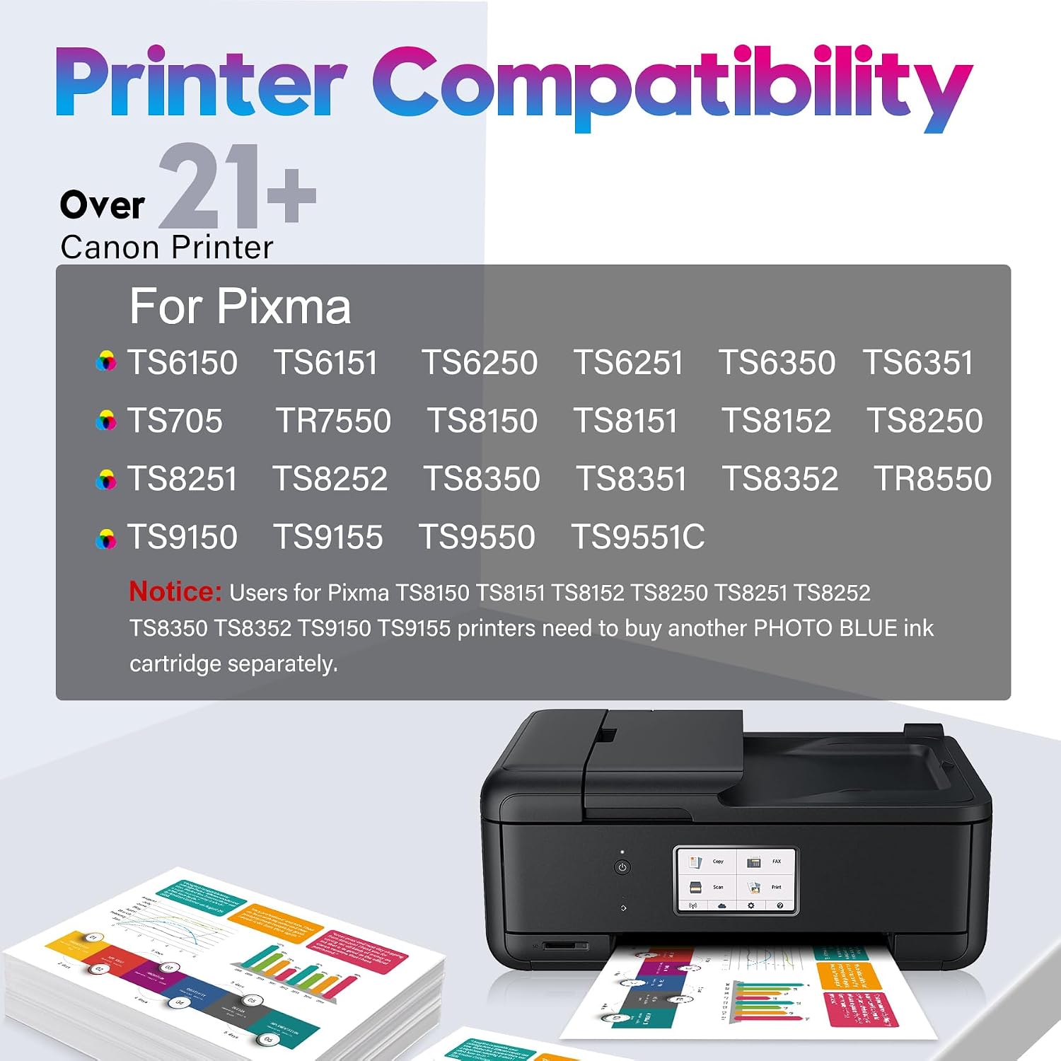 Thumbnail 1 de ONLYU PGI-580XXL & CLI-581XXL compatible ink cartridges (5 pack) for Canon PIXMA TS/TSe/TX series