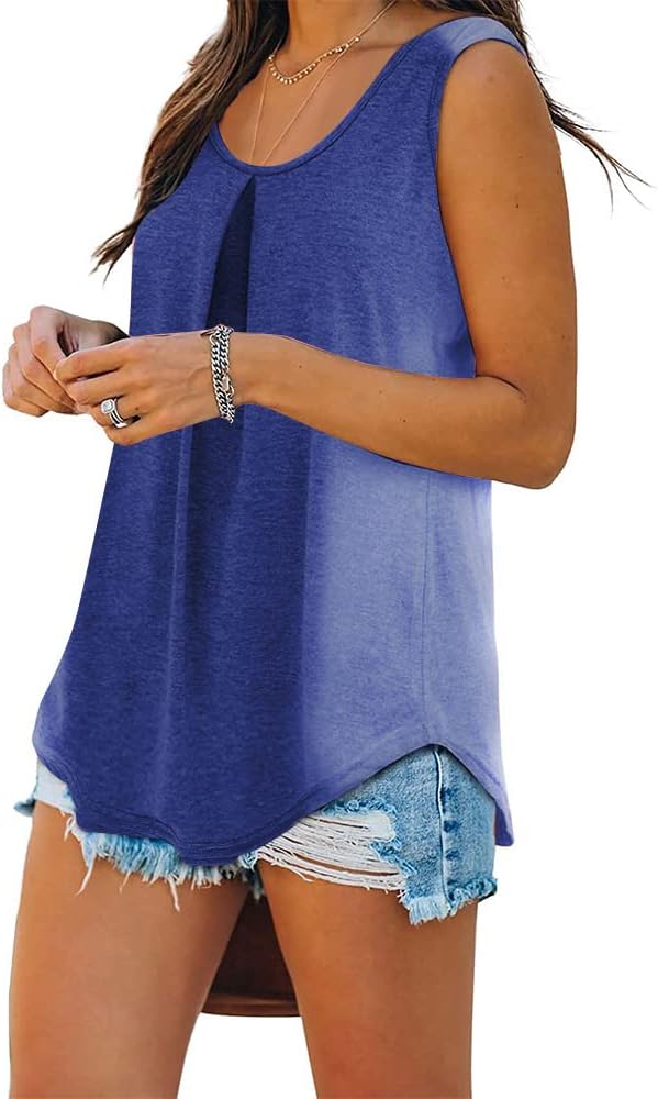 Thumbnail 1 de iChunhua Ladies Summer Vest Tank Top – Scoop Neck, Loose Fit, Sleeveless (S–XXL)