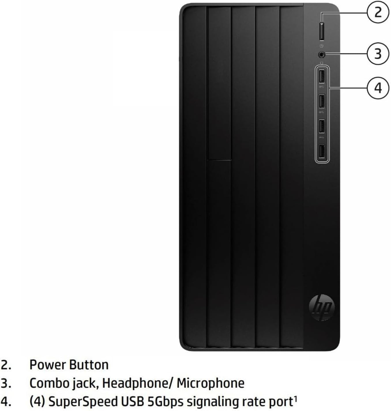 Detalle de HP Tower Desktop PC with 256GB SSD
