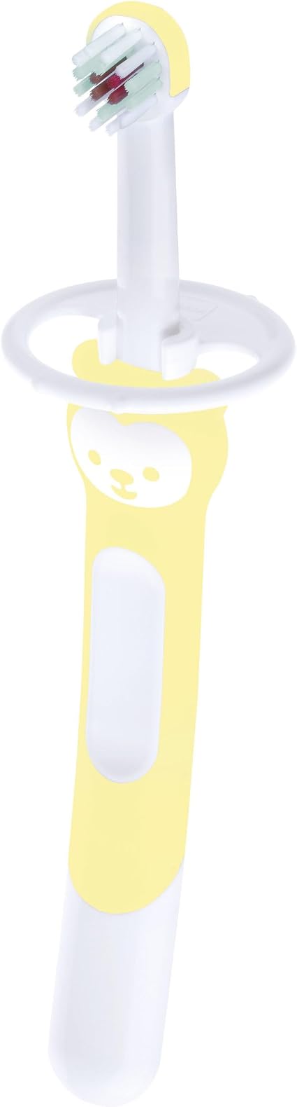 Detalle de MAM Cepillo de Dientes para Bebé 🦷 Mango Largo y Suave