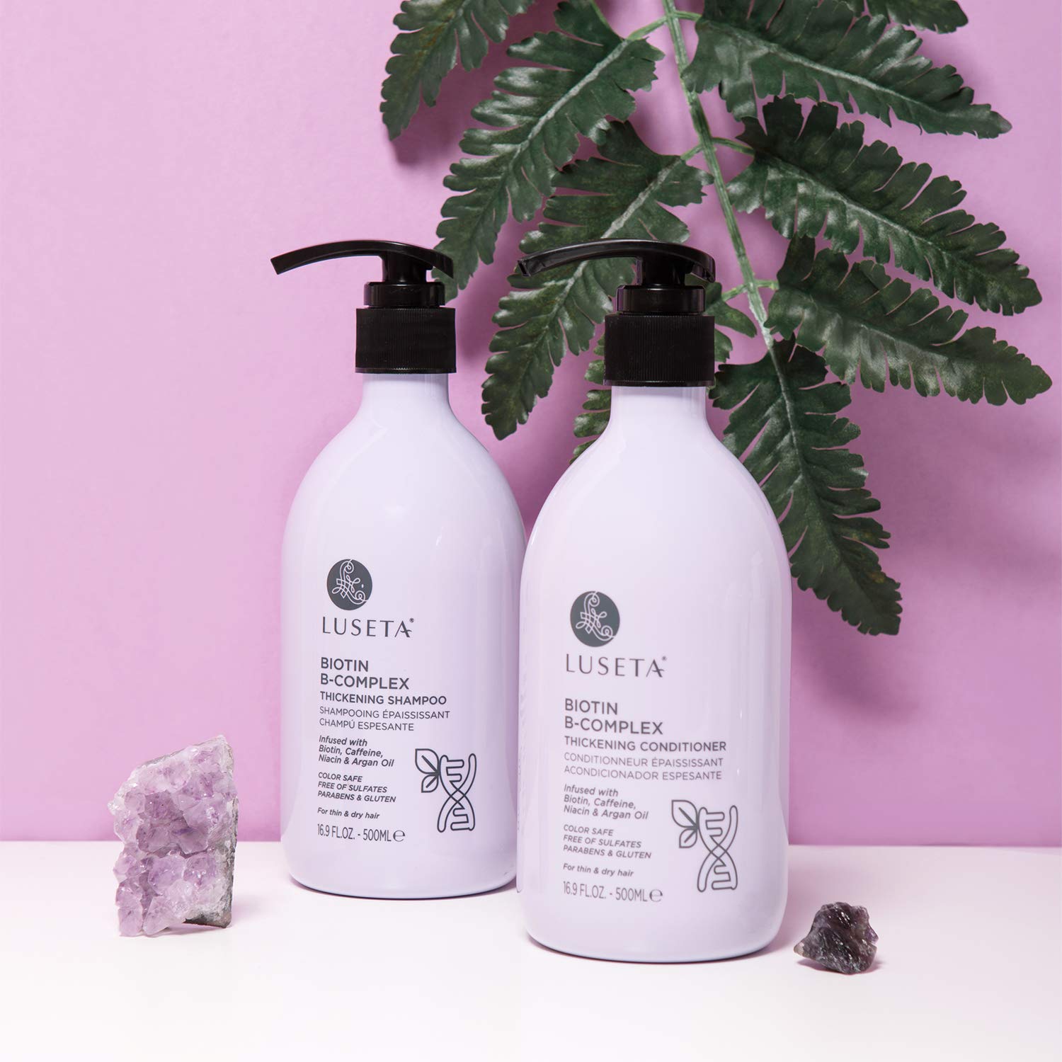 Detalle 2 de Luseta Biotin Shampoo and Conditioner Set