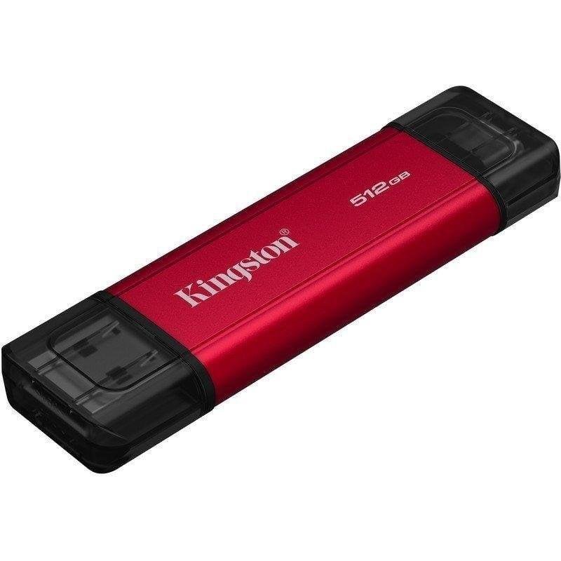 Detalle 2 de Kingston Dual USB-A/C 512GB SSD: Dualidad USB para movilidad y velocidad