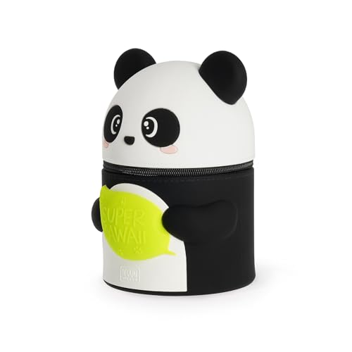 Detalle de Legami Super Kawaii Panda, portapenne in silicone da 13 x 19 x 13 cm