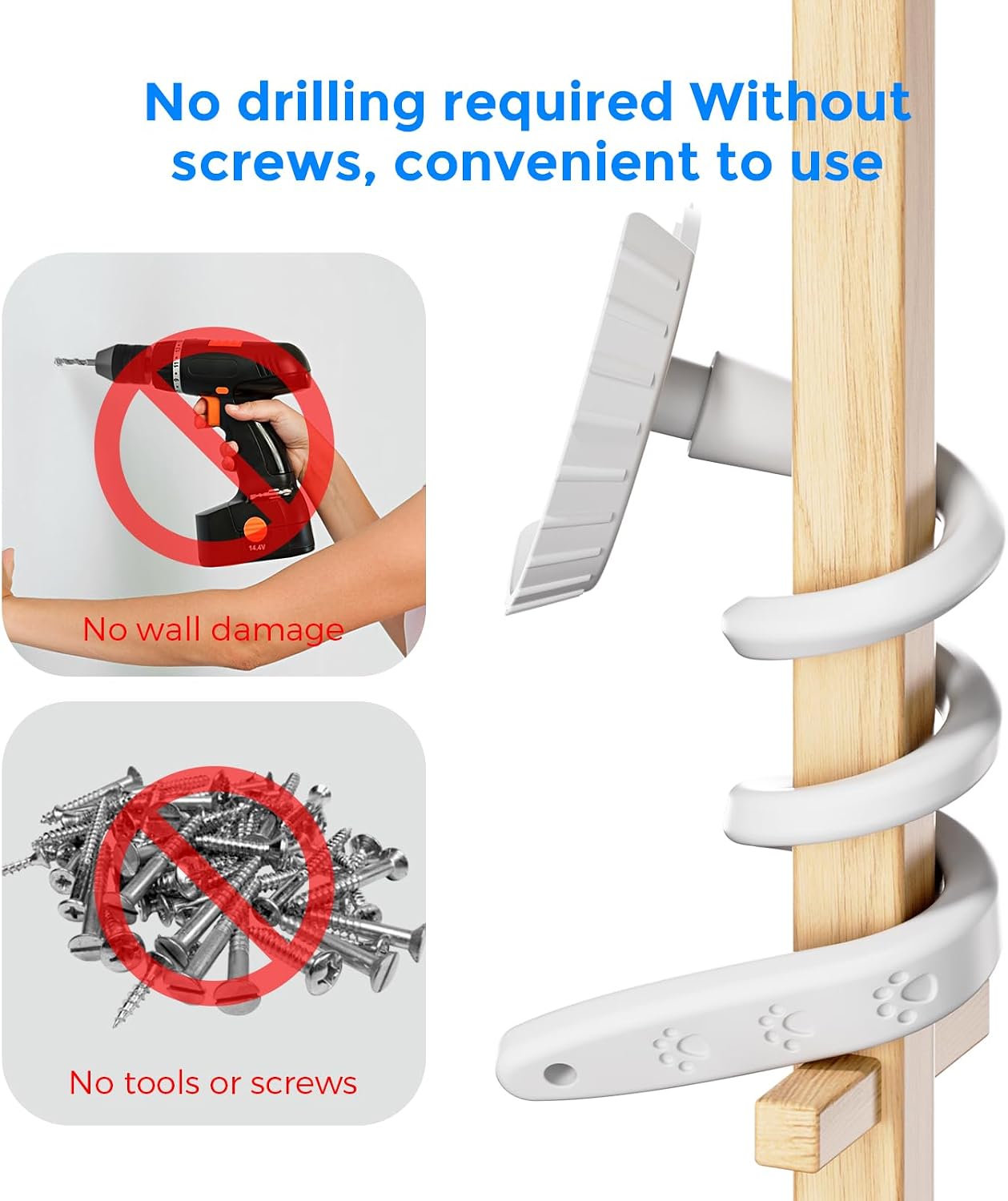 Thumbnail 2 de Tyeyober Babysense HD S2/V43 Monitor Mount — Flexible, No-Drill Clip Bracket