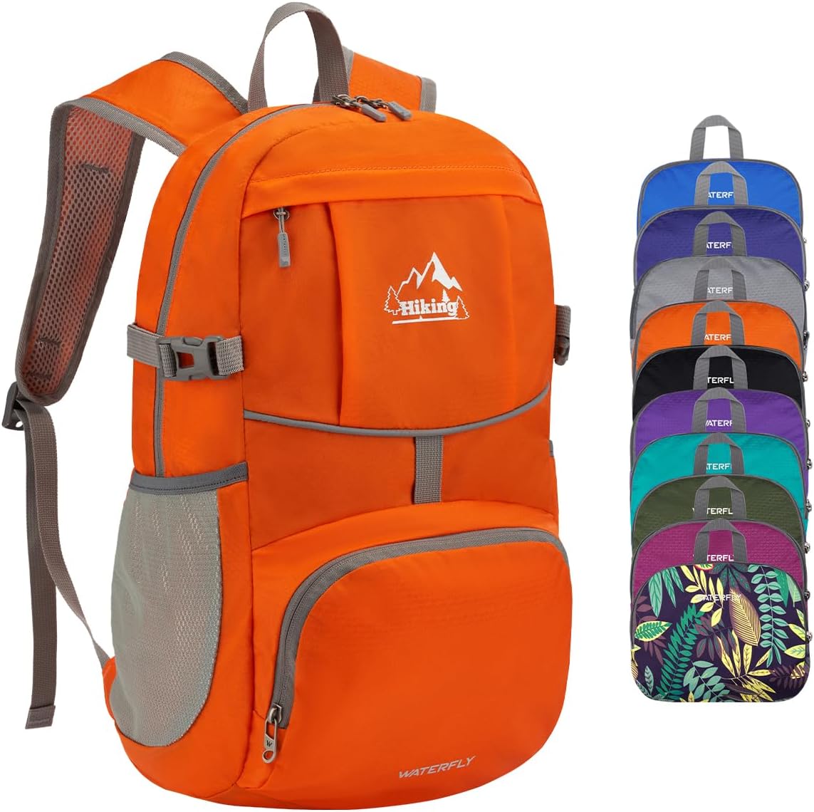 Detalle de Waterfly Foldable 25L Ultralight Hiking Backpack