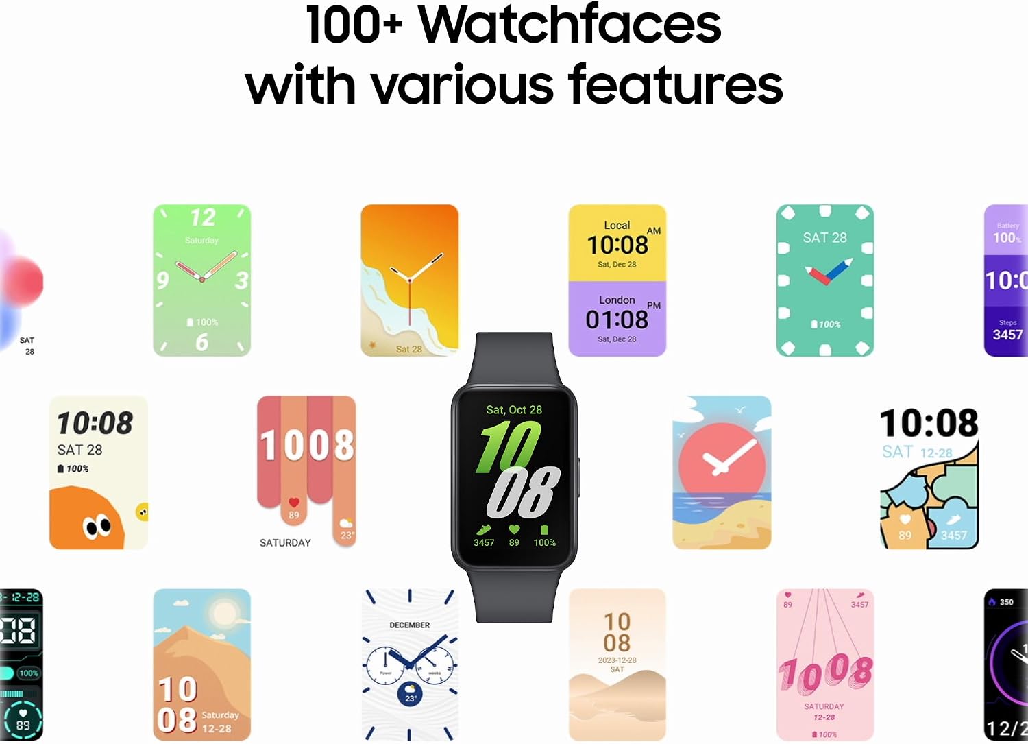 Detalle de Samsung Galaxy Fit3: Smartwatch & Fitness Tracker with 1.6" AMOLED Display