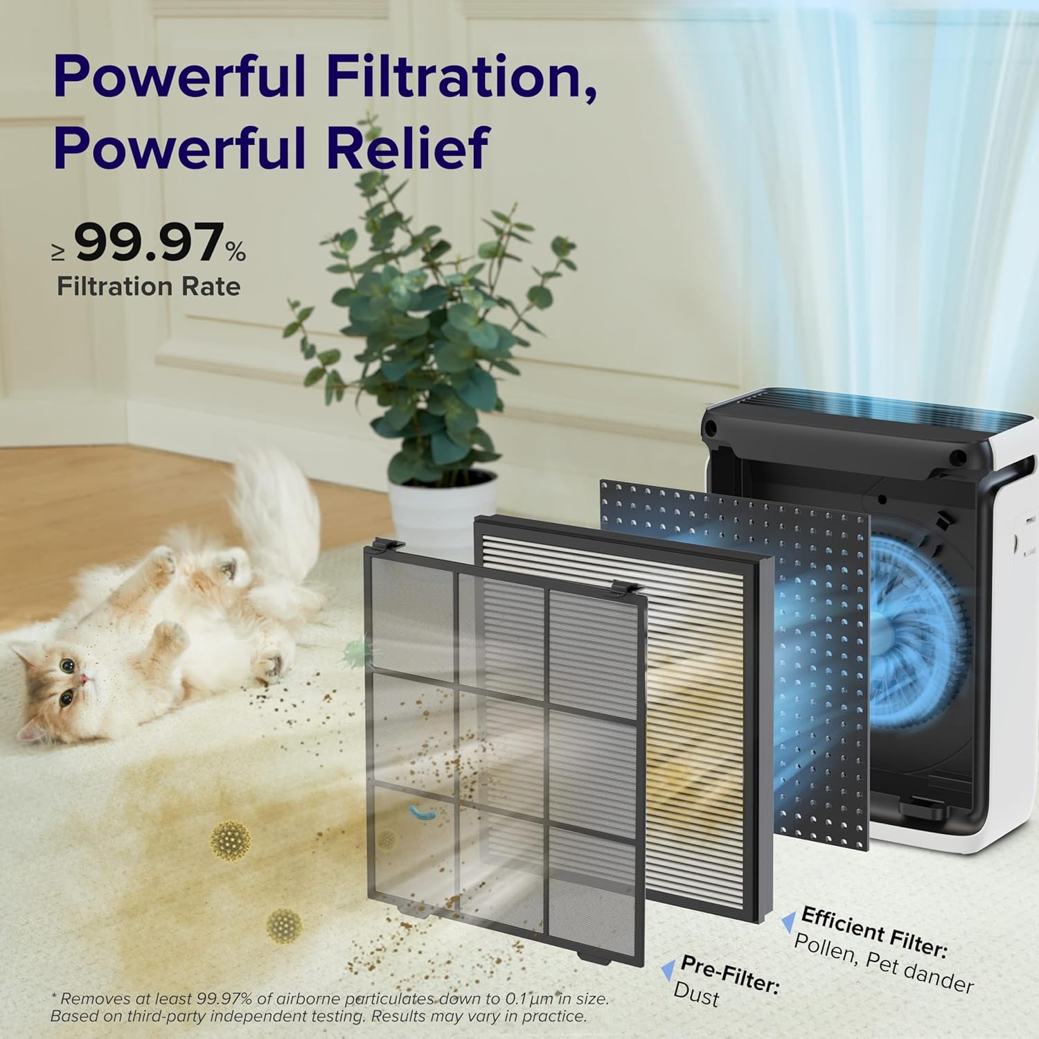 Detalle de Levoit Vital 100S Air Purifier ⚡