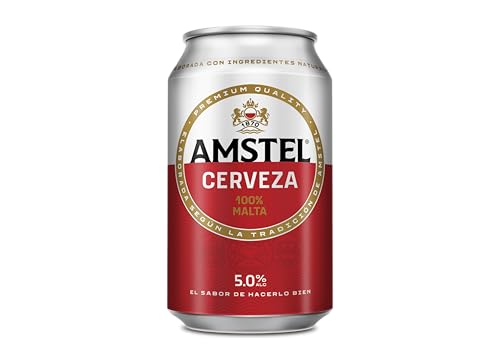 Thumbnail 2 de Amstel Cerveza Lager Pack 24 latas 33cl 🍺