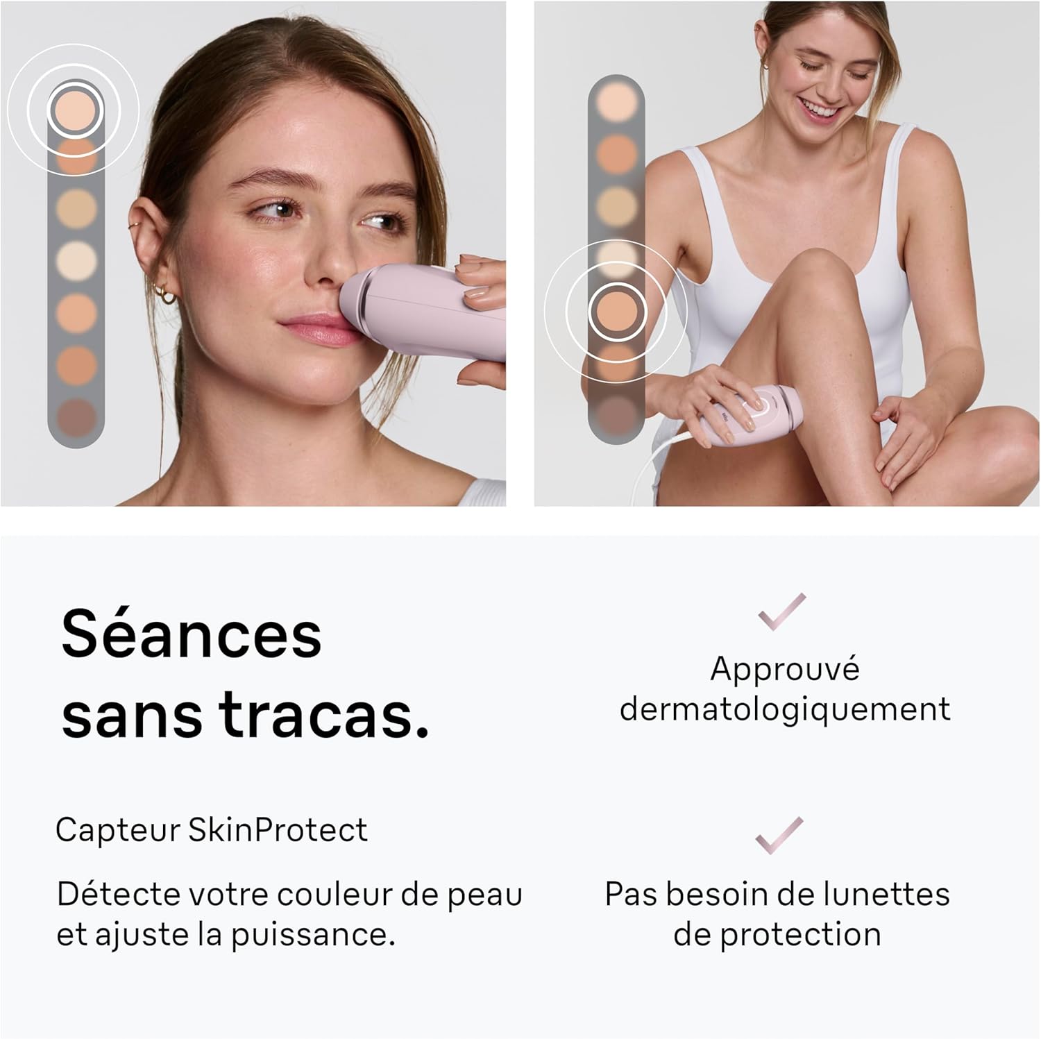 Thumbnail 5 de Braun Lumière Pulsée Pulsee Smart Silk·expert Mini PL1112 : épilation semi-définitive à domicile