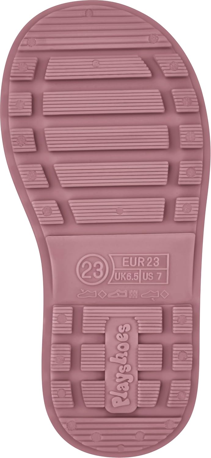 Detalle 2 de Playshoes Unisex Kinder Gummistiefel – wasserdicht, leicht und flexibel