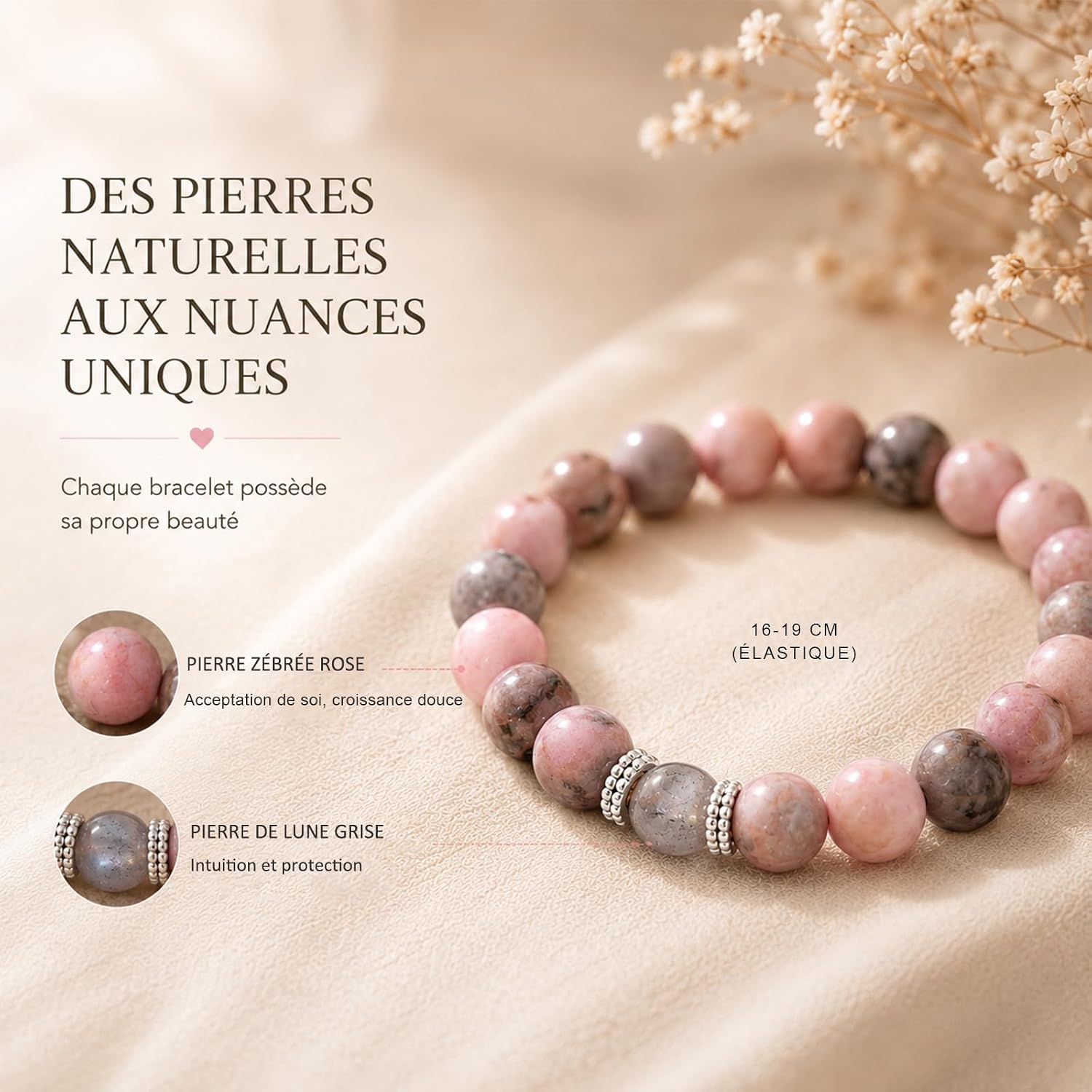 Thumbnail 2 de Lueaurra Bracelet Pierres Naturelles