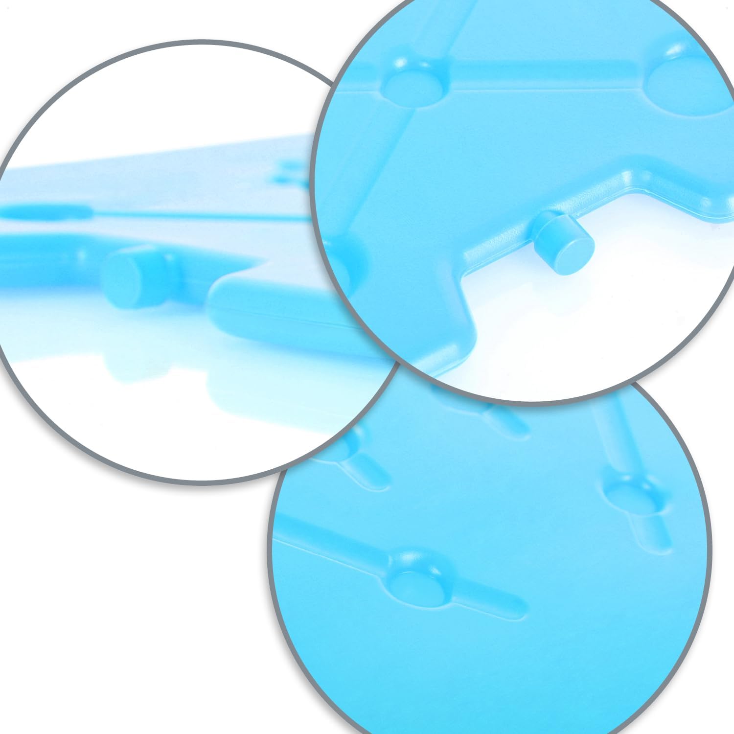Thumbnail 3 de com-four® 4X Pack réfrigérant Extra Plat – Grand élément réfrigérant, peu encombrant et idéal pour glacière ou sac isotherme