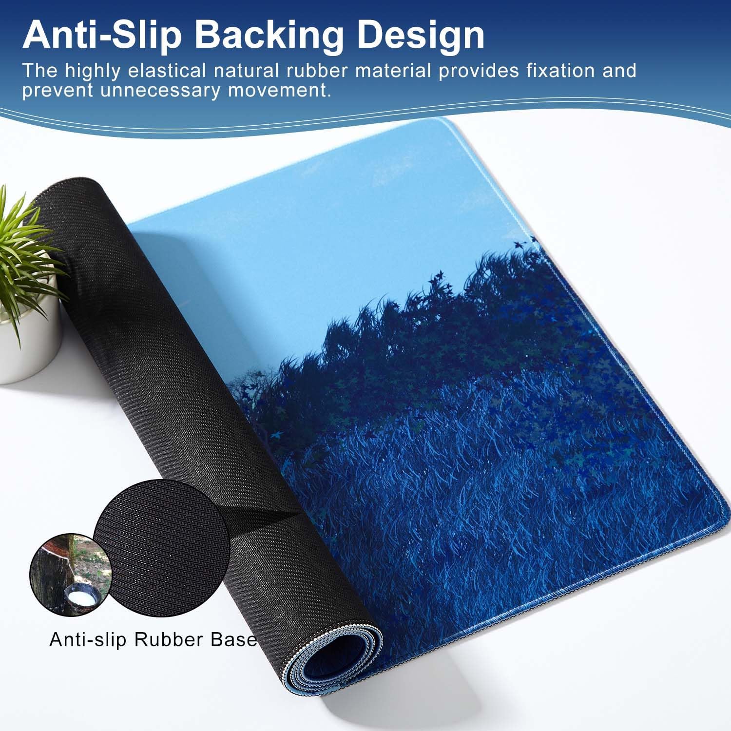 Thumbnail 2 de DOBAOJIA Schreibtischunterlage & Mauspad XXL 800 x 400 mm mit rutschfester Gummi-Basis