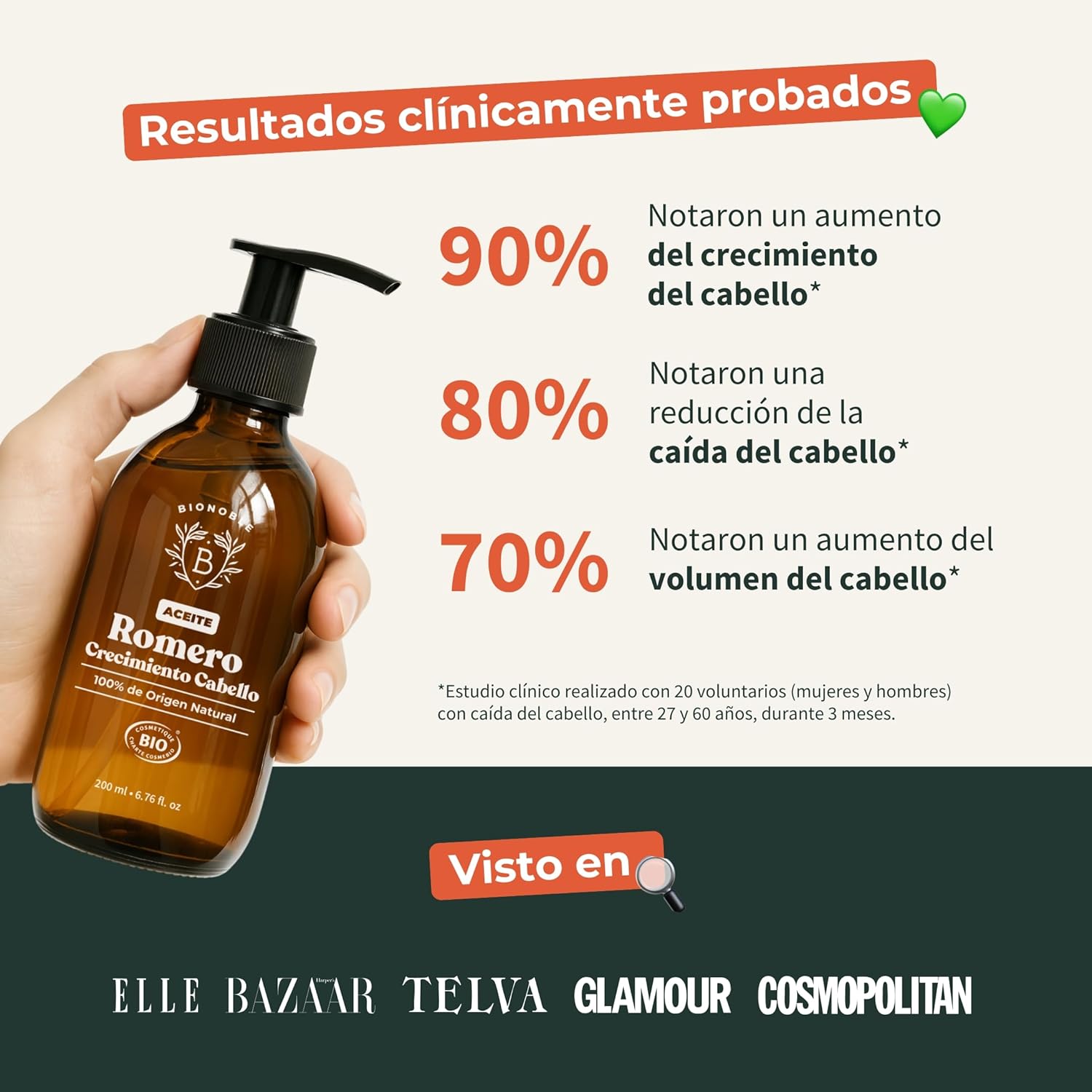 Thumbnail 6 de BIONOBLE Aceite Romero Cabello 50 ml