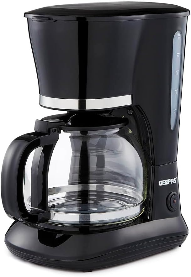 Detalle de GEEPAS 1.5L Filter Coffee Machine, 800W