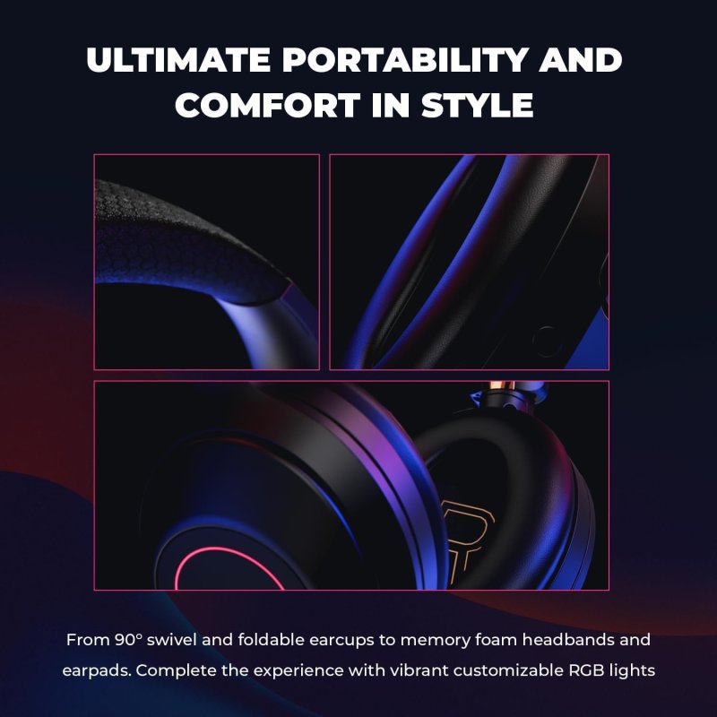 Detalle 2 de Creative Zen Hybrid Pro, auriculares inalámbricos Bluetooth con ANC y Super X-Fi