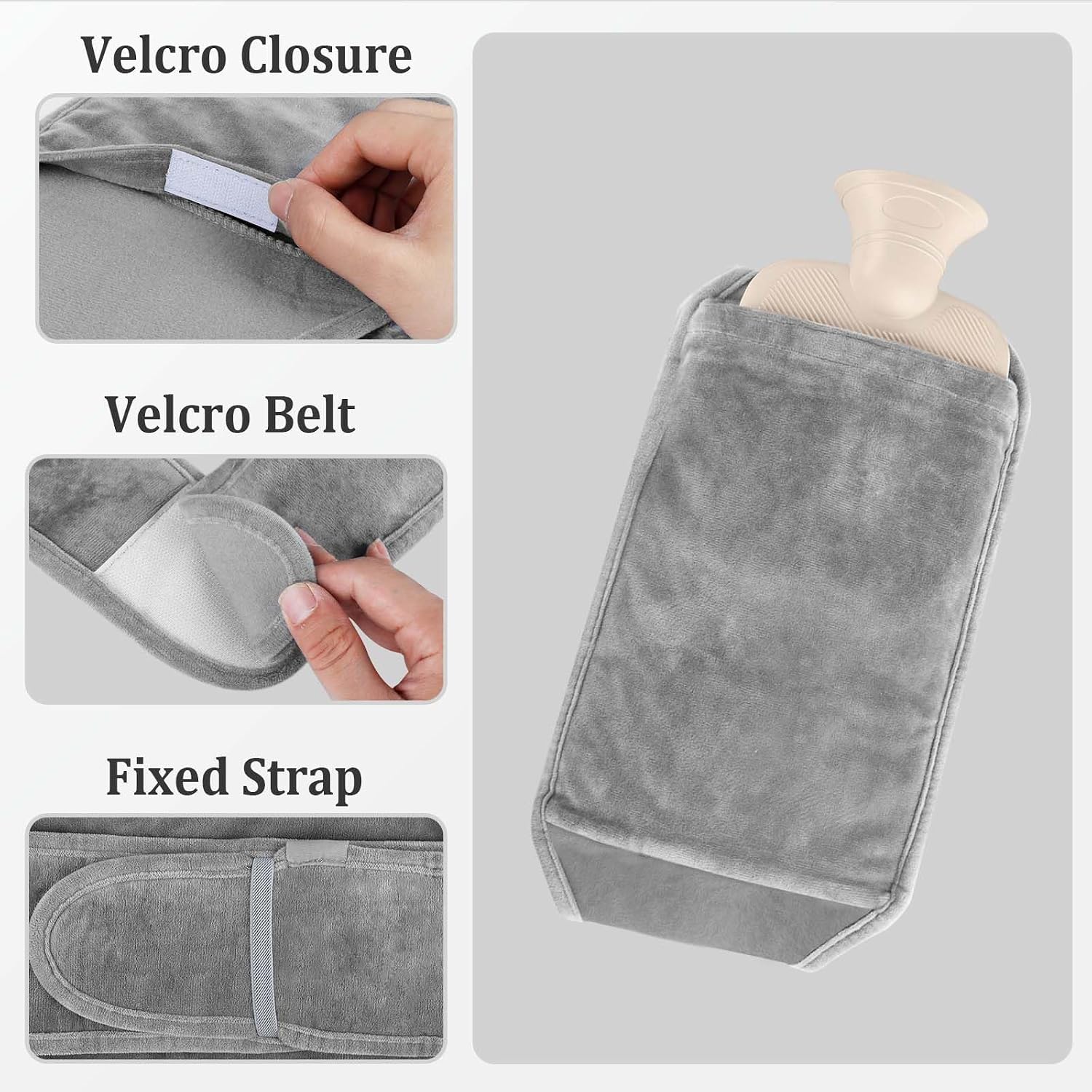 Detalle de Bonilife Hot Water Bottle Belt 1L