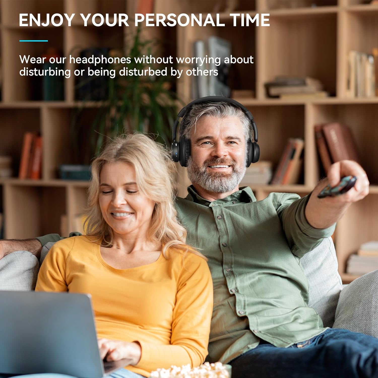 Thumbnail 2 de Mutbam Wireless Headphones for TV with Charging Dock — low-latency TV listening for seniors