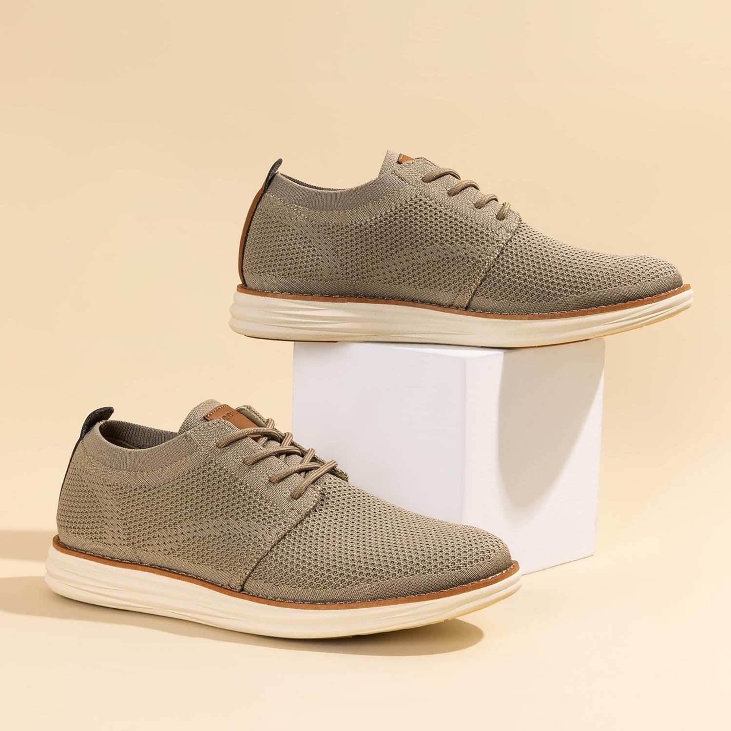 Thumbnail 6 de Bruno Marc KnitFlex Breeze Mesh Sneakers: Lightweight, Breathable Everyday Dress Shoes