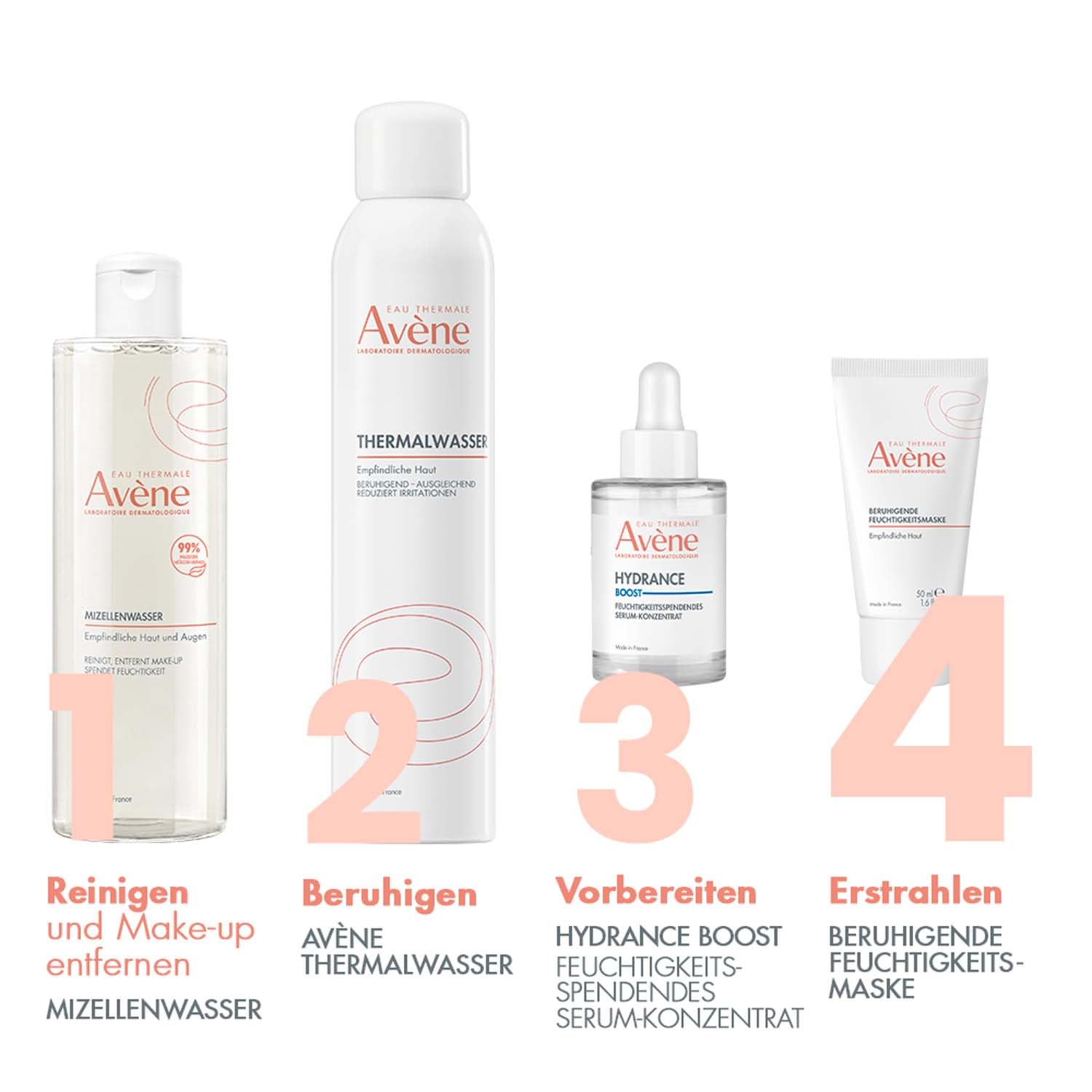 Thumbnail 6 de AVÈNE Les Essentiels Beruhigende Feuchtigkeitsmaske – stärkt die Hautbarriere bei trockener, empfindlicher Haut (50 ml)