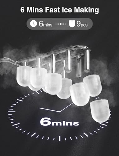 Thumbnail 2 de CROWNFUL Ice Maker Countertop with Self-Cleaning Function