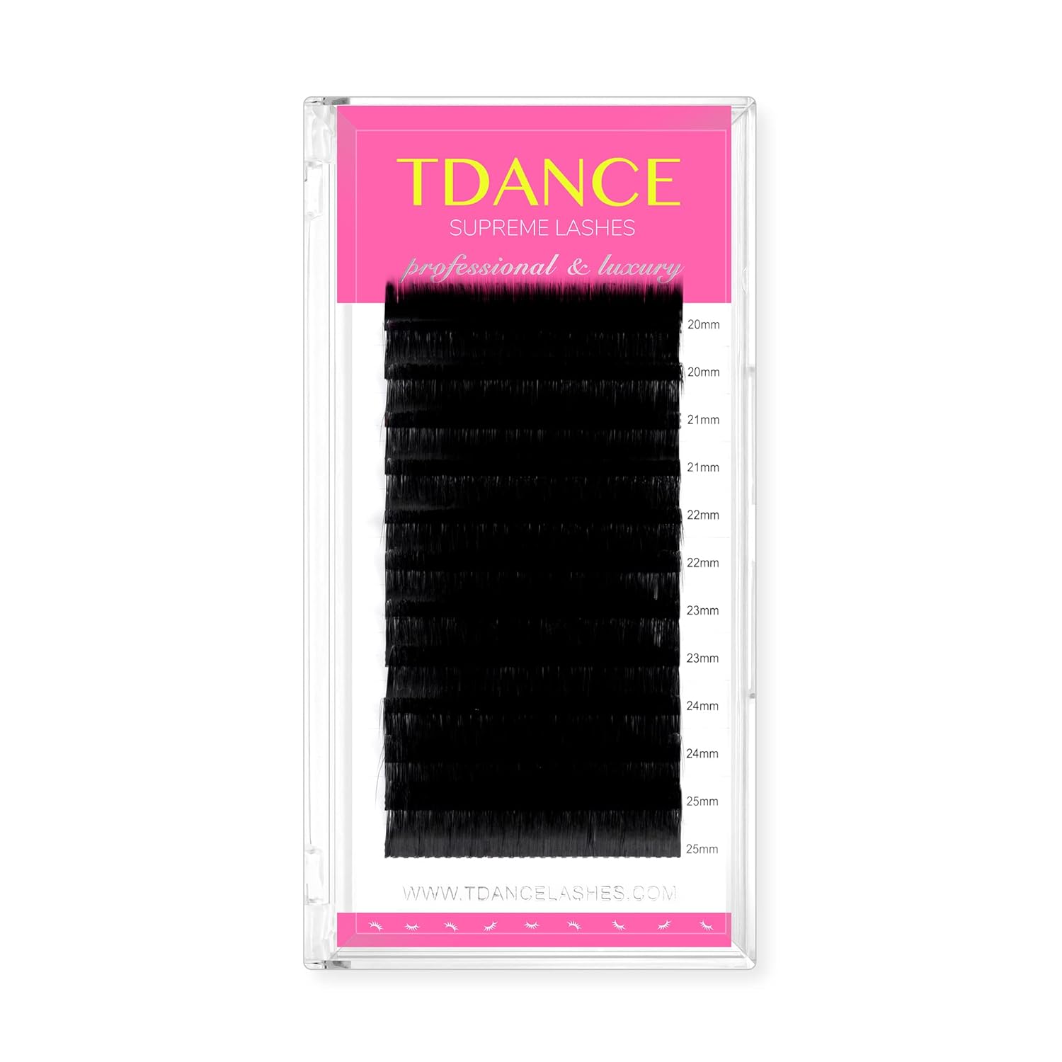 Thumbnail 6 de TDANCE Lash Extension Matte Black Exacting Set: Mixed C Curl & Volume & Classic Options for Salon Use