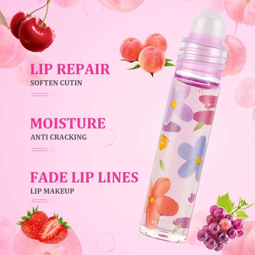 Detalle 2 de AOOWU Lip Gloss: set da 6 lip oil trasparenti idratanti e rimpolpanti