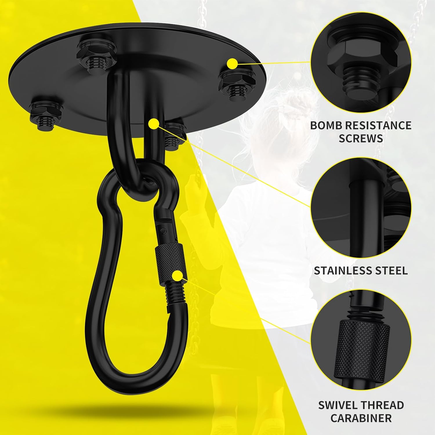 Detalle 1 de Morzejar Heavy Duty Swing Hangers 400 kg
