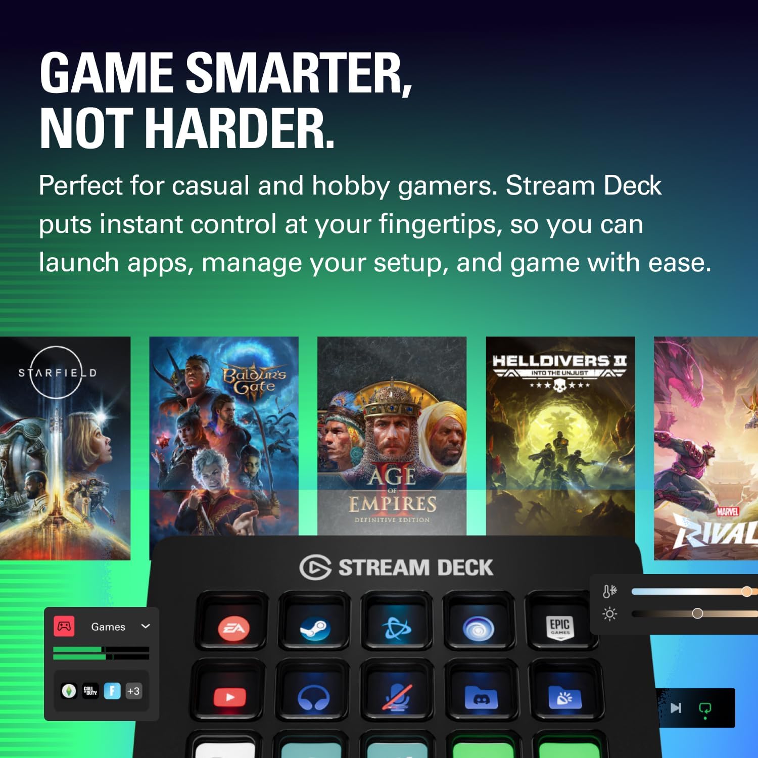 Thumbnail 2 de Elgato Stream Deck MK.2 Studio Controller (15 customisable LCD keys) for Mac and PC