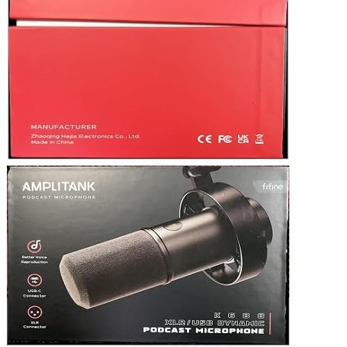 Thumbnail 7 de FIFINE USB/XLR Studio Micro Dynamique — Micro cardioïde pour PC, gaming et streaming