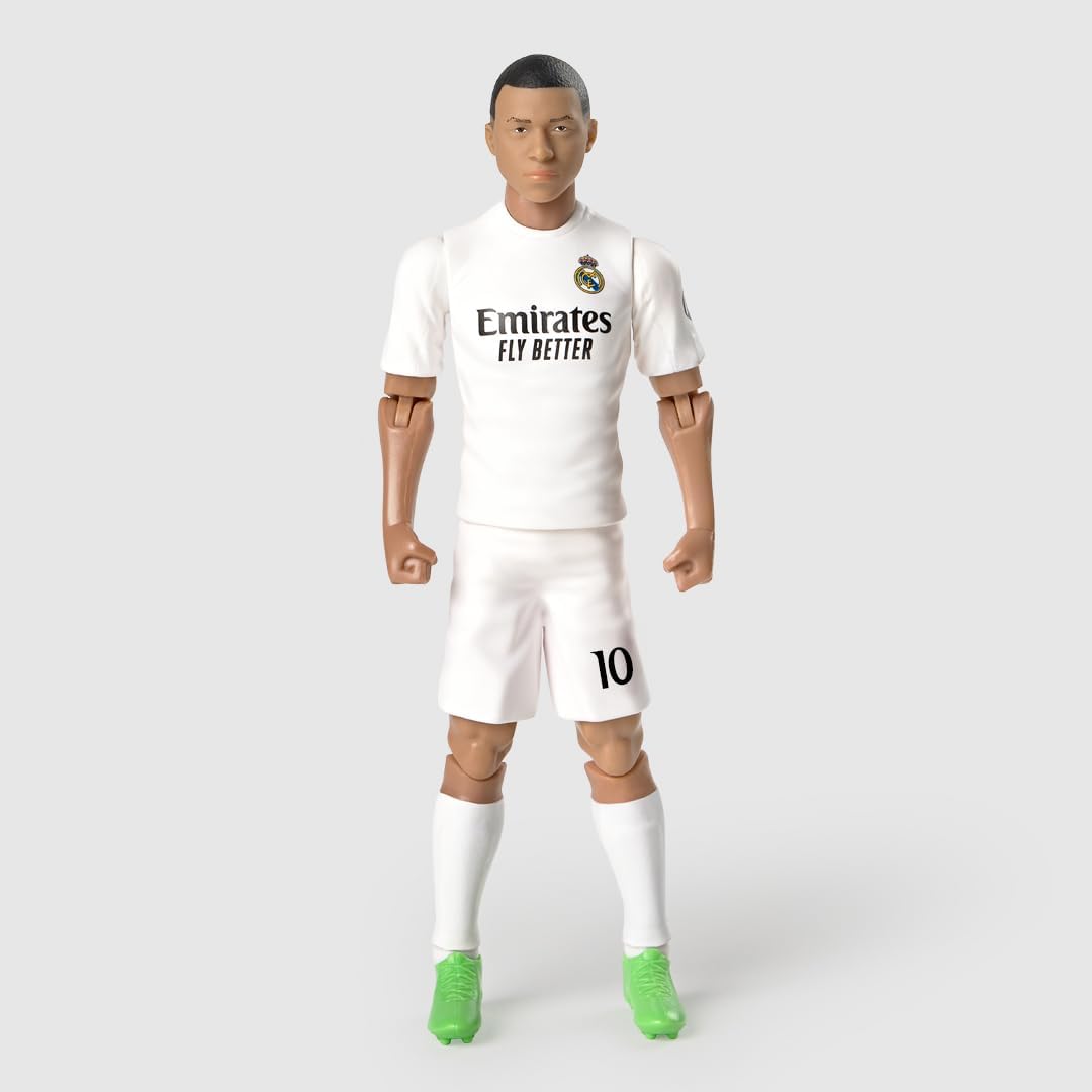 Thumbnail 1 de Megableu Kylian Mbappé-voetbalfiguur, 20 cm, 10 beweegbare gewrichtspunten