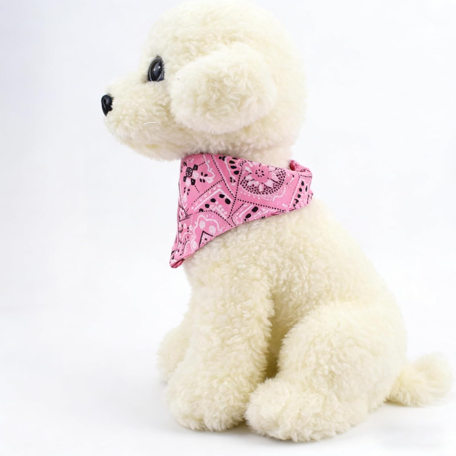 Detalle de Ling & Bai 2Pcs Dog Bandana Adjustable S