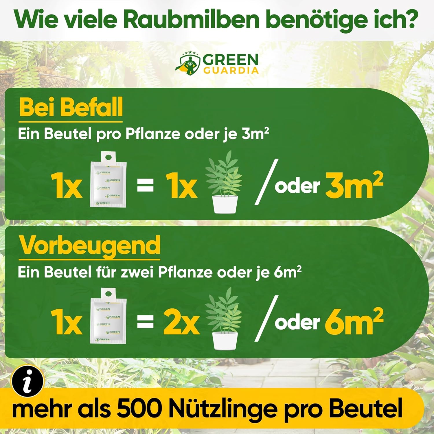 Thumbnail 3 de GREEN GUARDIA Thrips-Biokontrolle 3 Tüten