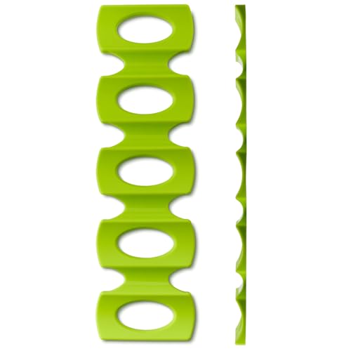 Detalle 2 de COM-FOUR Portabotellas 3x: Estante plegable de silicona para refrigerador y eventos