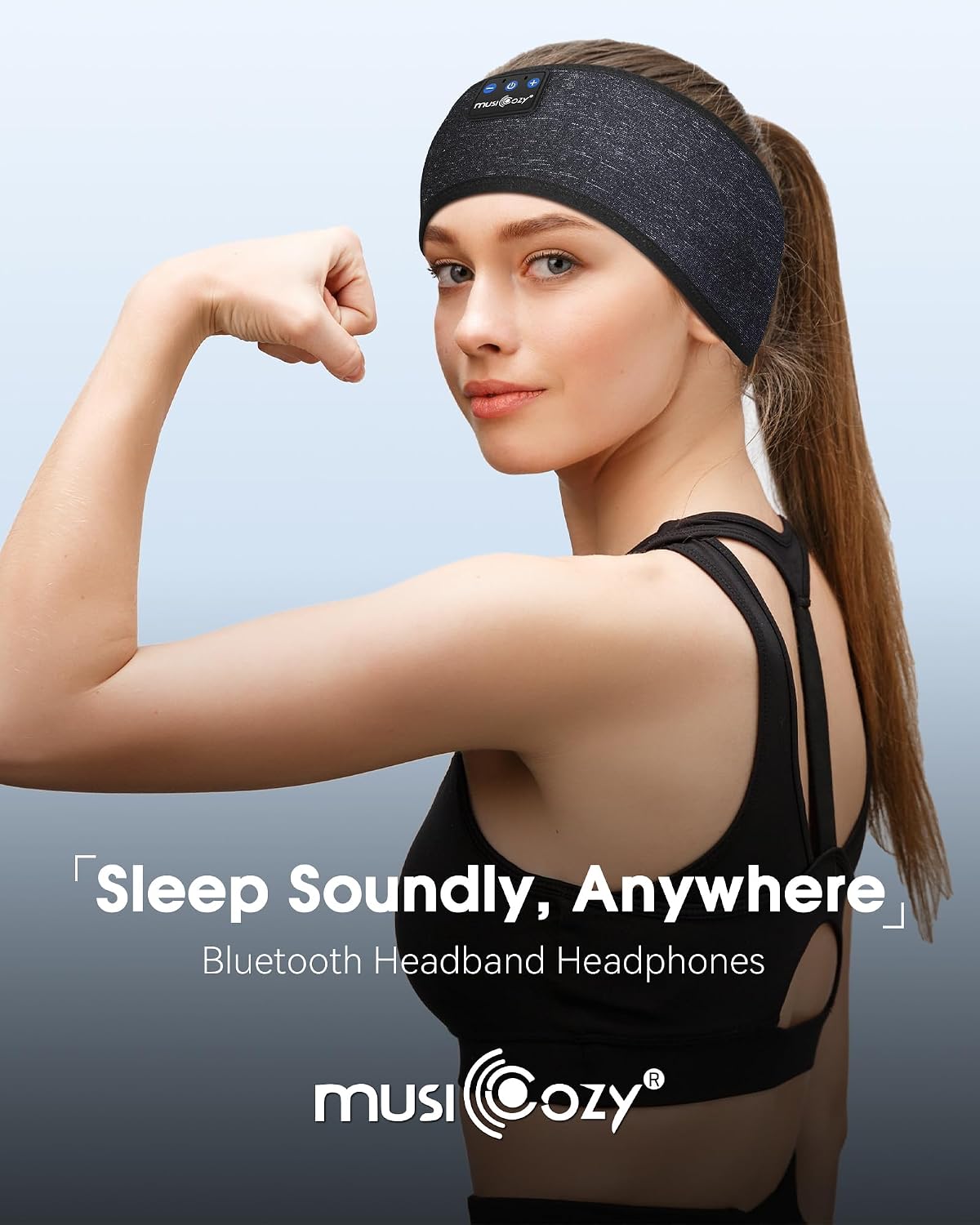 Detalle de MUSICOZY Bluetooth 5.4 sleep headband