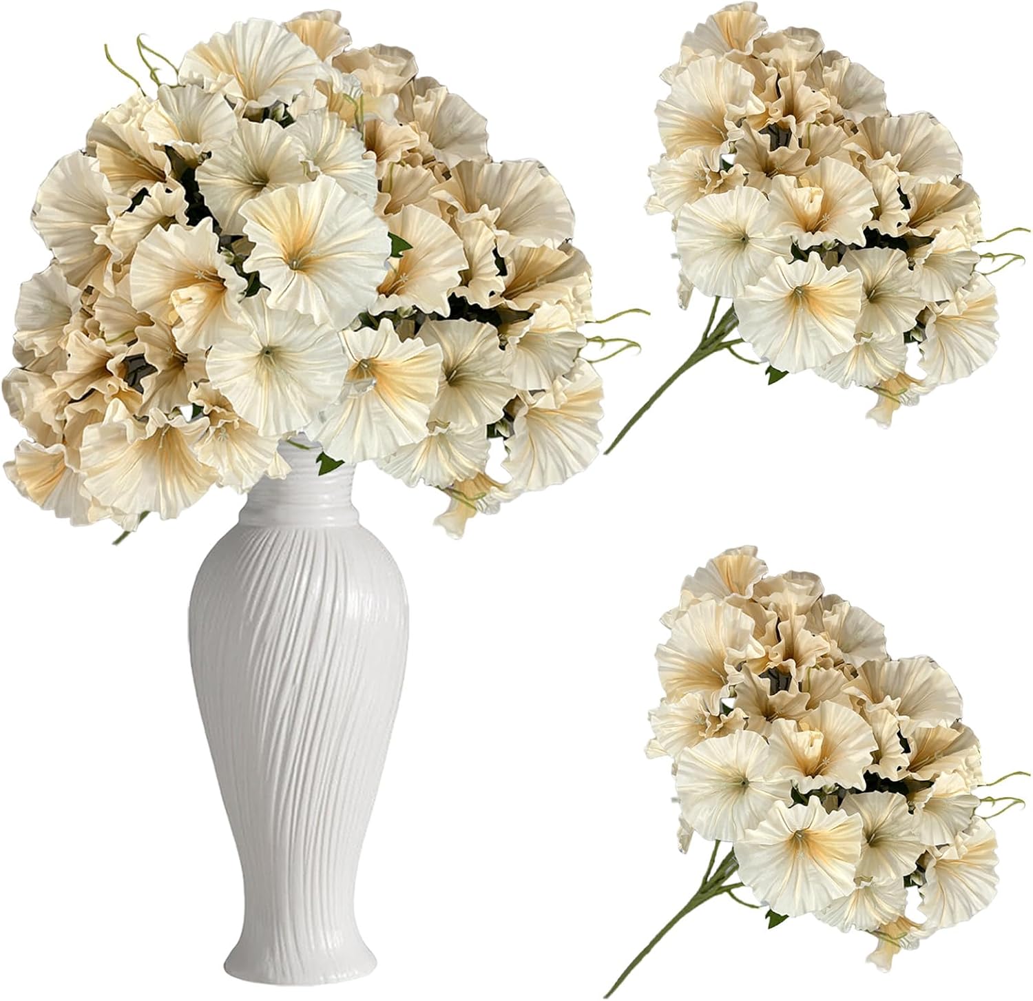 Thumbnail 5 de astylishome Artificial Flowers Indoor Faux Flower – 2Pcs Realistic Arrangements for Weddings, Home & Office