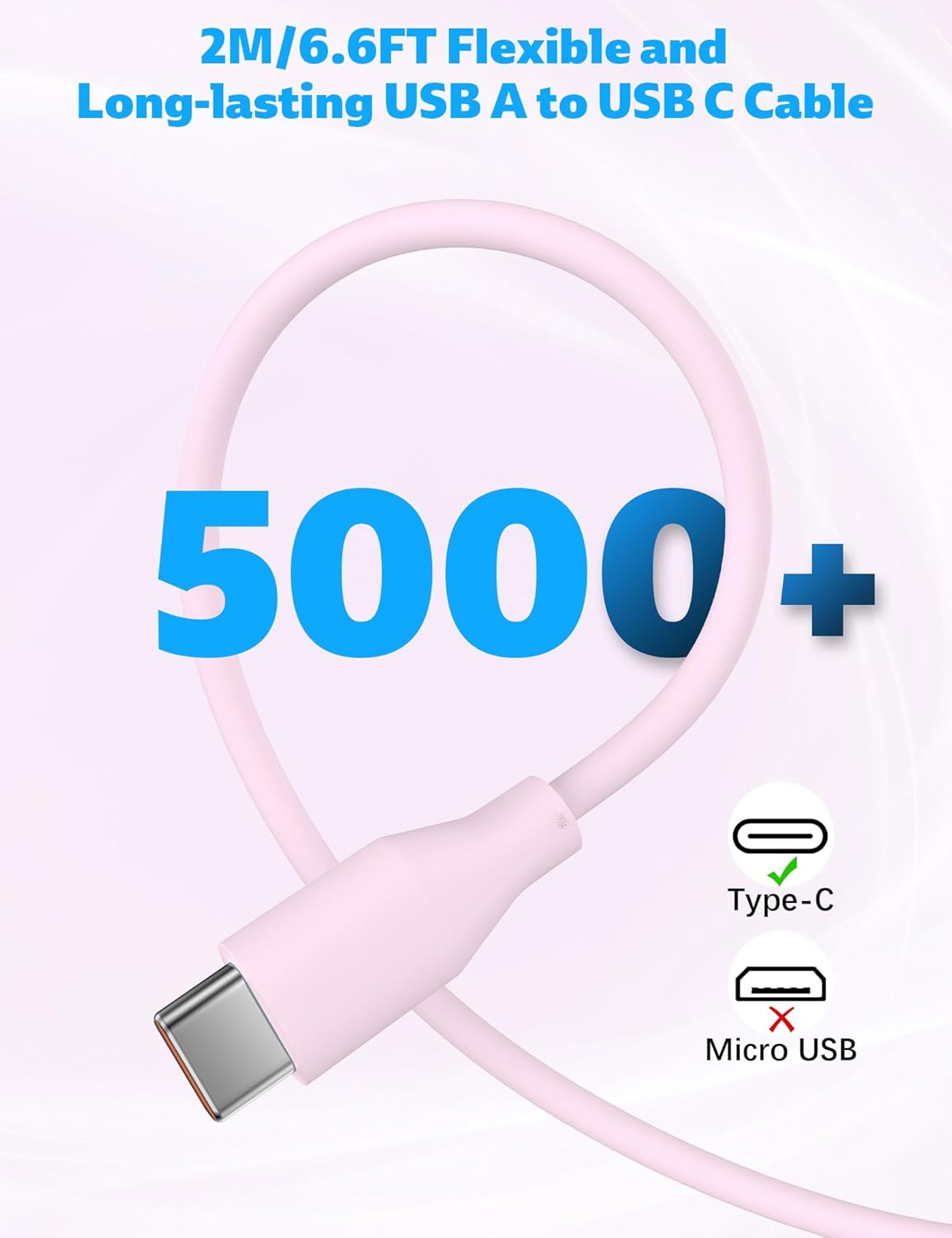 Thumbnail 4 de USB C Cable 2m 6A fast charge