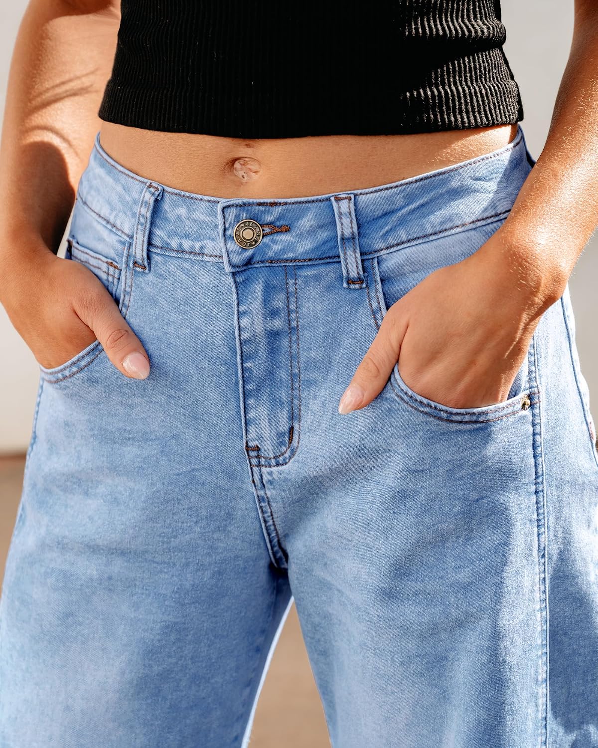 Thumbnail 6 de GRAPENT Barrel Jeans High Waist 26" inseam