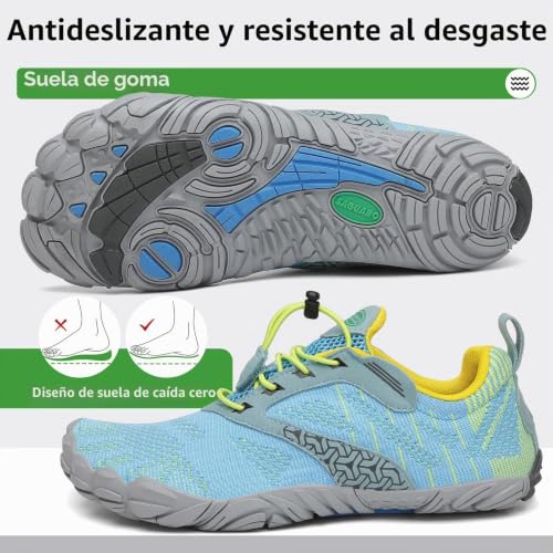 Detalle de SAGUARO Barefoot: Zapatillas de Trail y Agua Minimalistas para Hombre y Mujer